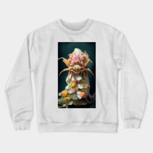 Floral Crab Spider Crewneck Sweatshirt